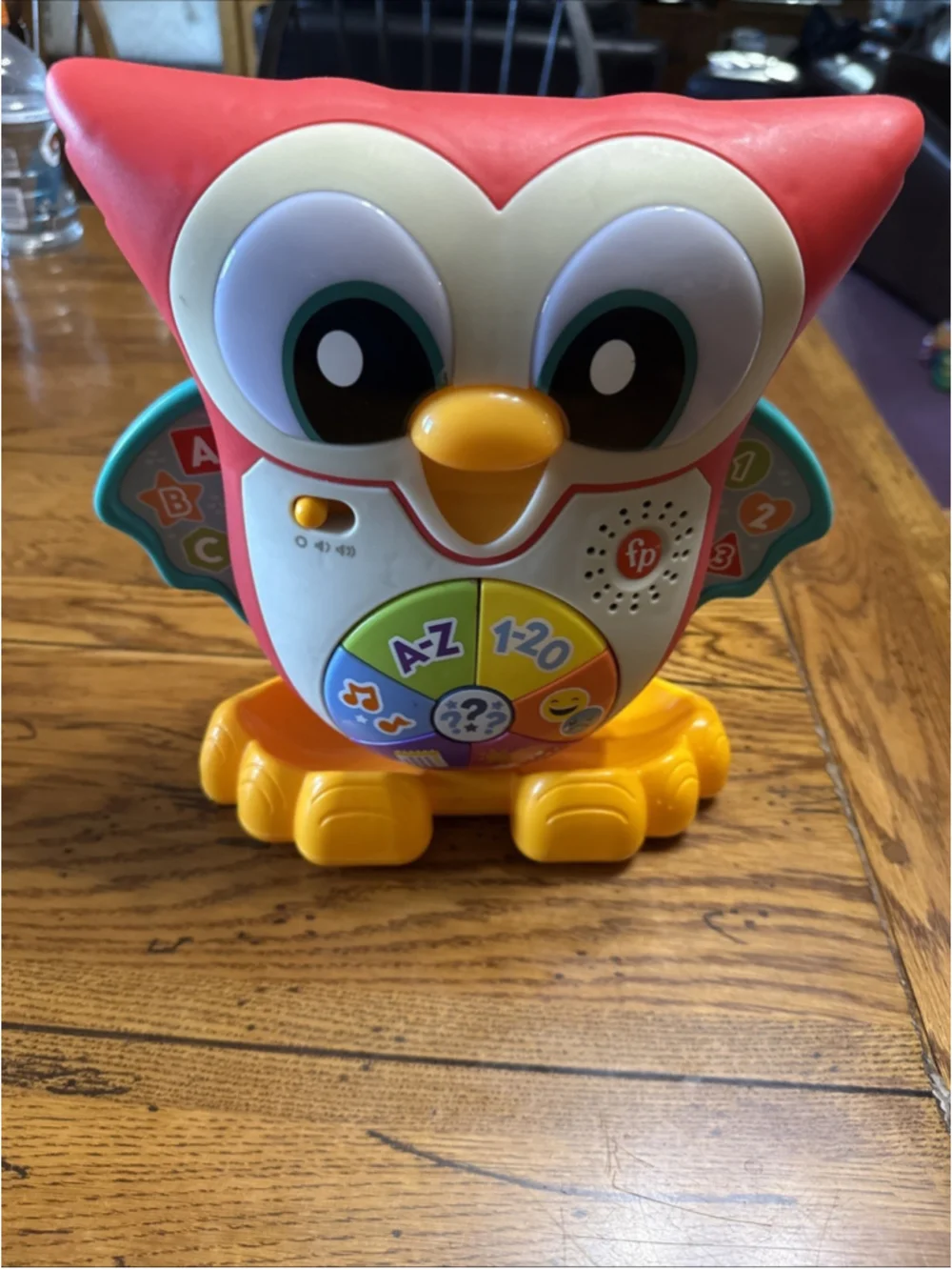 Fisher Price Light Up and Learn Owl Bounce Beats, Triangle Play Toy